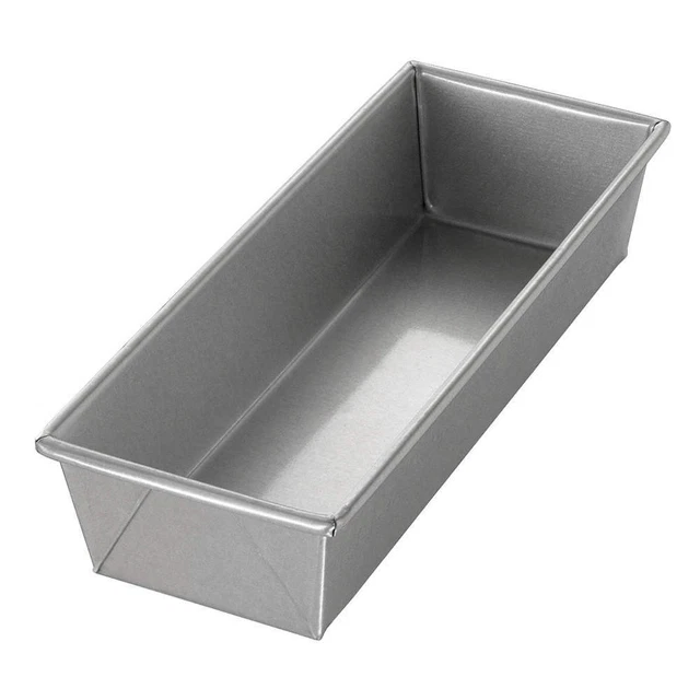 CHICAGO METALLIC 40491 Bread Pan,Single,Plain,12-1/4x4-1/2 CHICAGO METALLIC 40491 Bread Pan,Single,Plain,12-1/4x4-1/2