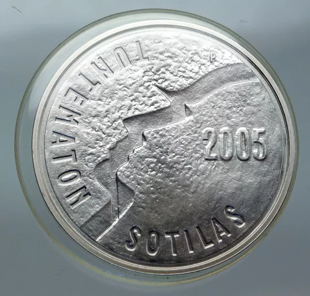 2005 FINLAND 1955 Film THE UNKNOWN SOLDIER Silver 10 Euro Finnish Coin i85579 2