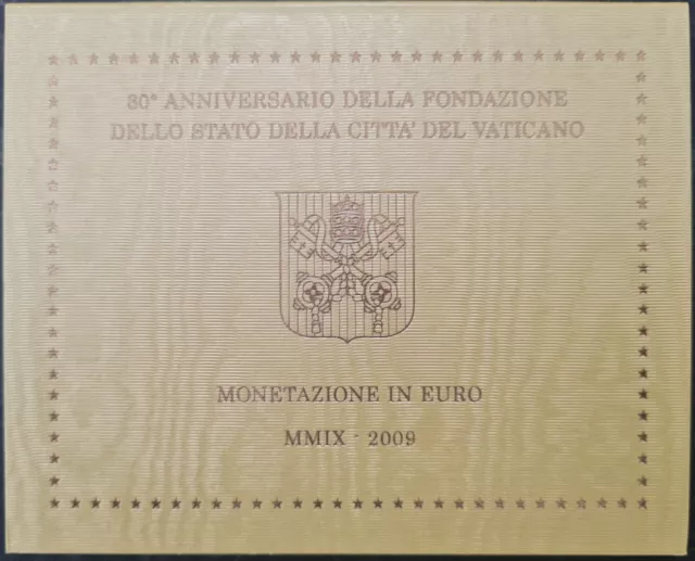 Divisionale Euro Fdc Kms Vaticano Vatican Vatikan 2009