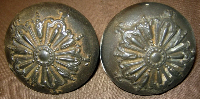 VICTORIAN ANTIQUE ORNATE Door Knob Set