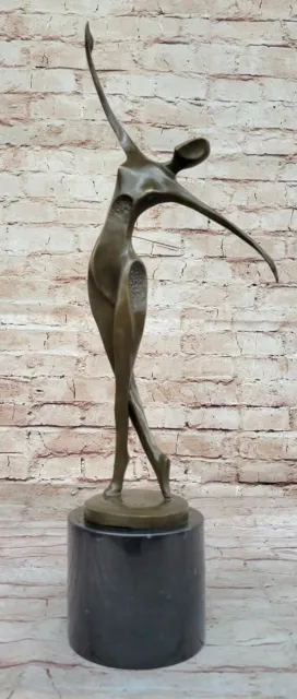 Genuine Bronze Handcrafted Mid Century Woman Dancer: Milo`s Art Statue Sale