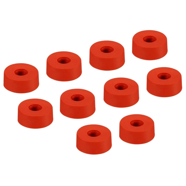 Lavatrice Antivibrazione 25x9x10mm Distanziatore Guarnizione per Condizionatore Rosso 10pz