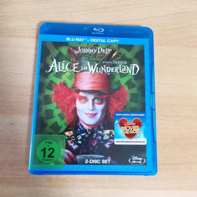 ALICE  IM  WUNDERLAND  - Blu-ray + DIGITAL COPY - 2 - DISC SET - Johnny Depp