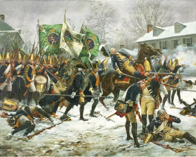 "Battle of Trenton - December 26, 1776" Don Troiani Revolutionary War Print