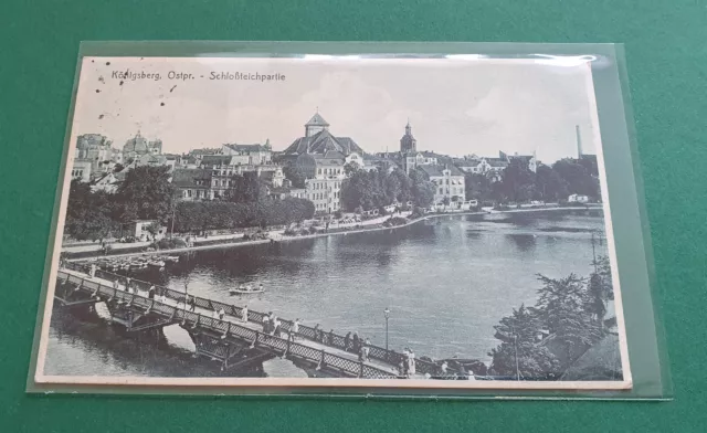 Ak Ostpreußen Königsberg - Schloßteichpartie / 1927