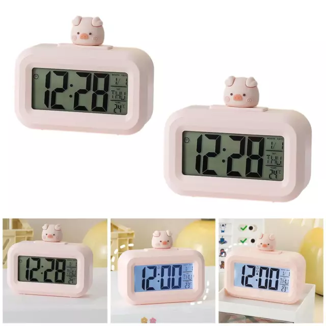 Réveil numérique minuterie horloge bureau petite horloge pour cuisine voyage