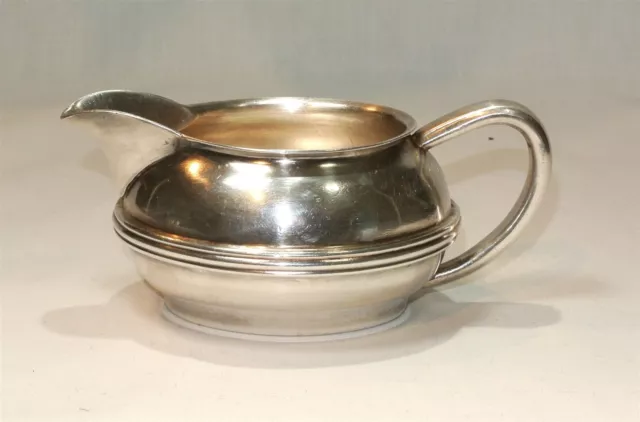 US NAVY MESS Silverplate Creamer Reed & Barton Silver Company Vintage