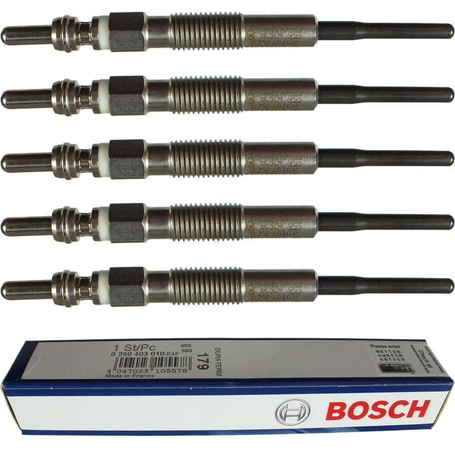 Jeu De 4 Bougies De Préchauffage Pour Mitsubishi Challenger L200 L300 - Référence 0250202092 - Compatible 2.5 TD 4D56 - 5