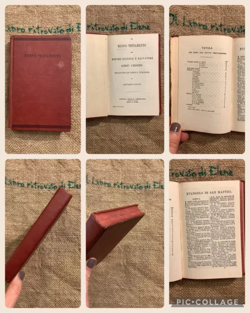 Il nuovo testamento di Gesù Cristo e atti degli Apostoli Giovanni Diodati 1944