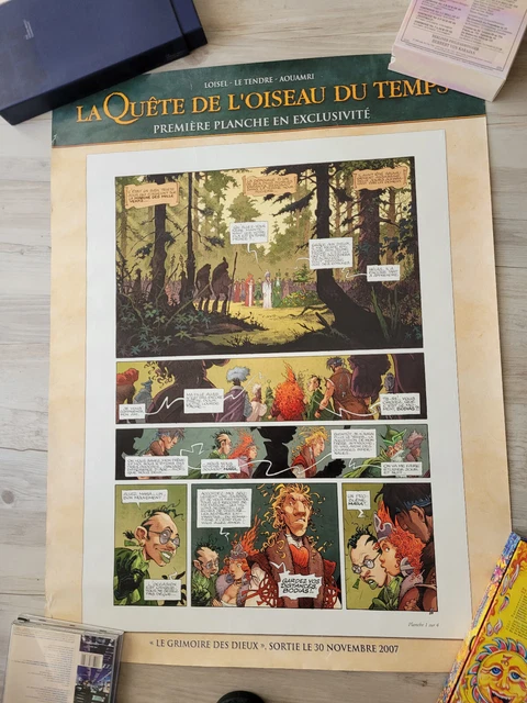 BD LA QUÊTE DE L'OISEAU DU TEMPS TOME 7 - AOUAMRI, édition Originale Dédicacée, Excellent état
