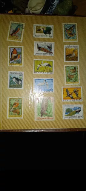 Bird Stamp Collection from Around the World Approx 198 stamps ALL BIRDS 2