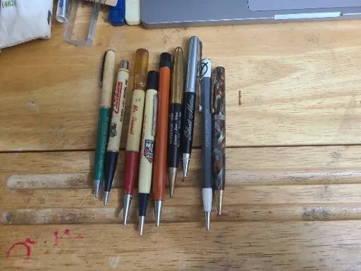 Vintage Mechanical Pencil Lot Of 9 Various Brands 4-H Mr. Peanut