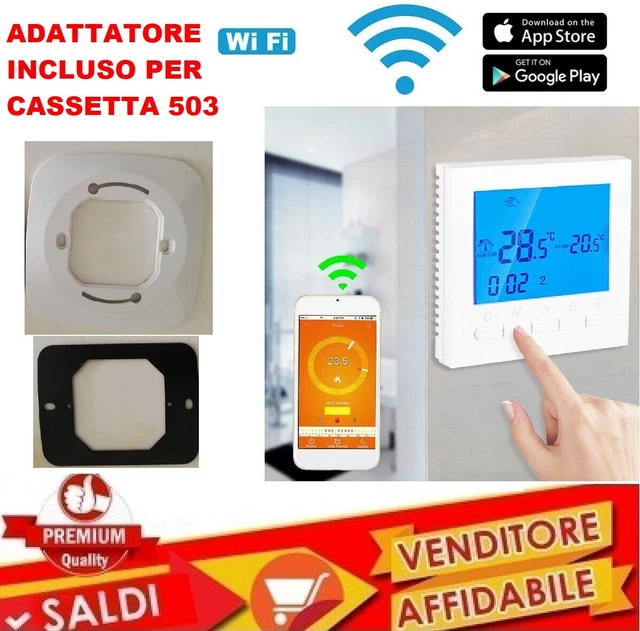 Thermostat Programmable Wifi Ios Android Adaptateur Caisse 503