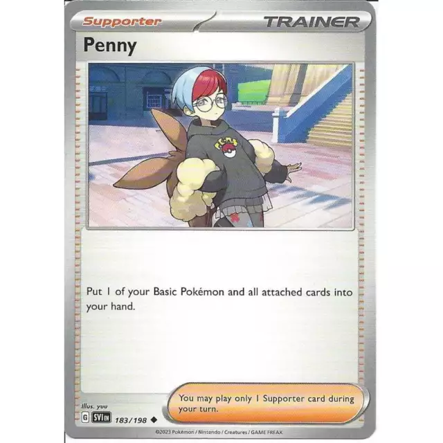 183/198 Penny : Uncommon : Scarlet & Violet Pokemon Trading Card Game