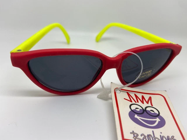 Occhiali da sole Bambines by Bartex per bambini - protezione UV400 - rosso giallo