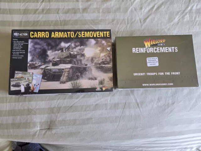 Bolt Action Italian Army & Blackshirts With Carra Armato/Semovente Kit