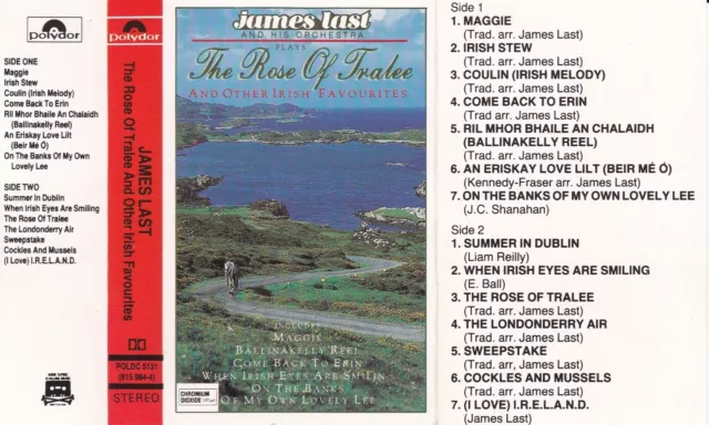 "The Rose Of Tralee And Other Irish Favourites" cassette tape. Collector's item.