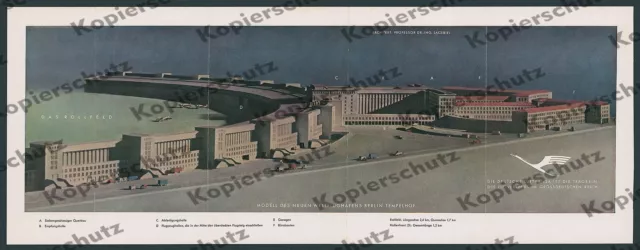 Flughafen Tempelhof Deutsche Lufthansa DLH Luftfahrt Architektur Sagebiel 1939