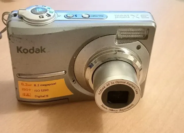 Appareil photo numérique compact 8,2 mégapixels Kodak EasyShare C813 testé argen