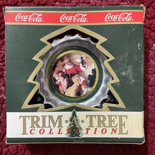 Coca-Cola Bottle Cap Trim A Tree Collection Vintage 1990 Ornament