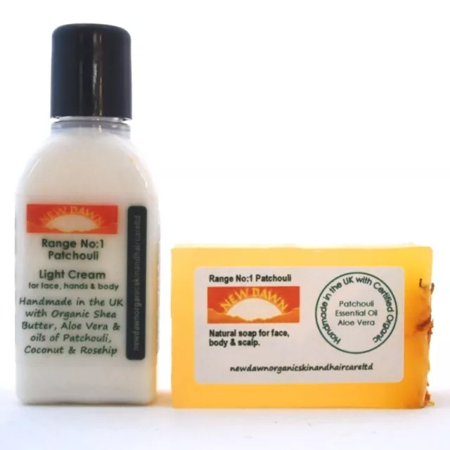 RASH, DERMATITIS, ITCHY & SORE SKIN relief - Organic Cream and Soap Sample Pack