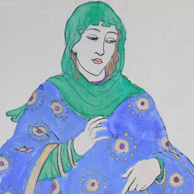 Aquarelle Originale – Frederick Charles Winby – Toits De Ville (Londres ?) – Non Encadrée