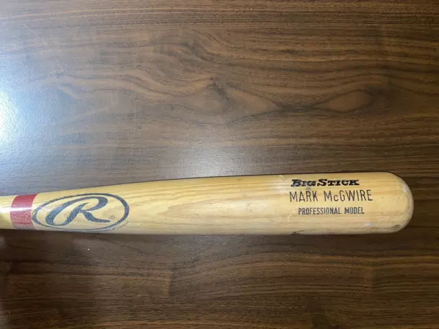 Mark McGwire Rawlings Big Stick Professional Model Wood 34” Adirondack BAT