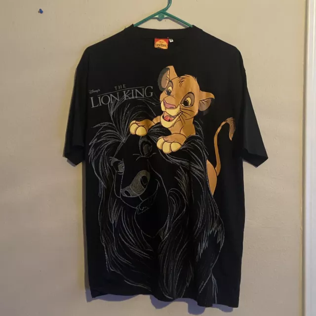 Disney The Lion King Shirt Size L Simba Mufasa Scar Walt Disney World