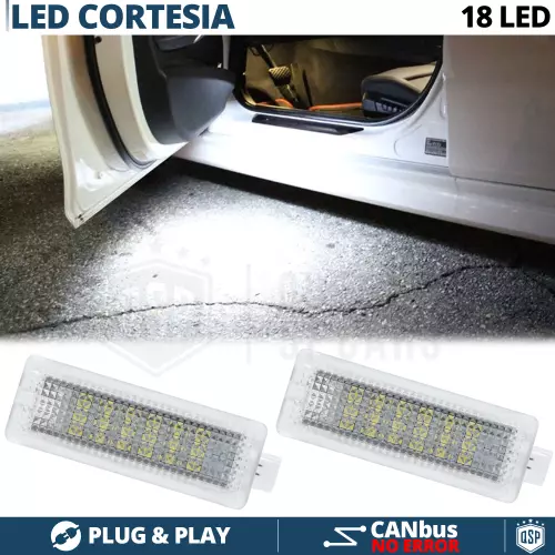 2 Luci di CORTESIA LED Per RANGE ROVER Sport 2 Luci Sottoporta Bianche CANbus