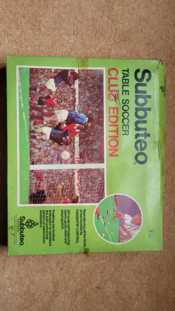 Vintage Subbuteo Table Soccer Club Edition