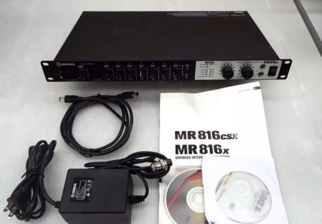 Interfaz de audio de estudio Steinberg MR816x integración avanzada DSP 24 bits MIDI Japón