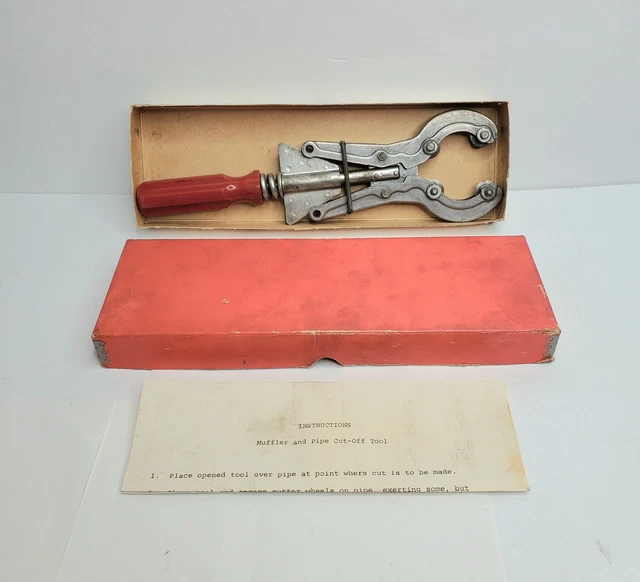 Vintage Snap-on Muffler-Tailpipe Cut Off Tool #TC-50 W/ Box & Manual