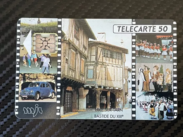 Rare Télécarte D345 L'isle Sur Tarn Mjc Vide Luxe Parfait État 1000Ex 1990