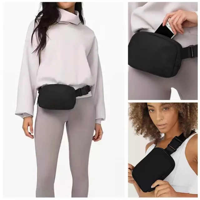 Men Women Fanny Pack Belt waist Bag Cross body Sling Shoulder Travel Sport Pouch