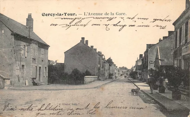 CERCY-LA-TOUR - L'avenue de la gare