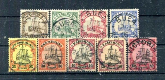 KAMERUN  /  CAMEROON 3-80 Pf.