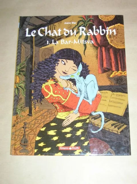 Bd Avec Dessin De Johan Sfar / Le Chat Du Rabbin / La Bar Mitsva / Tres Bon Etat