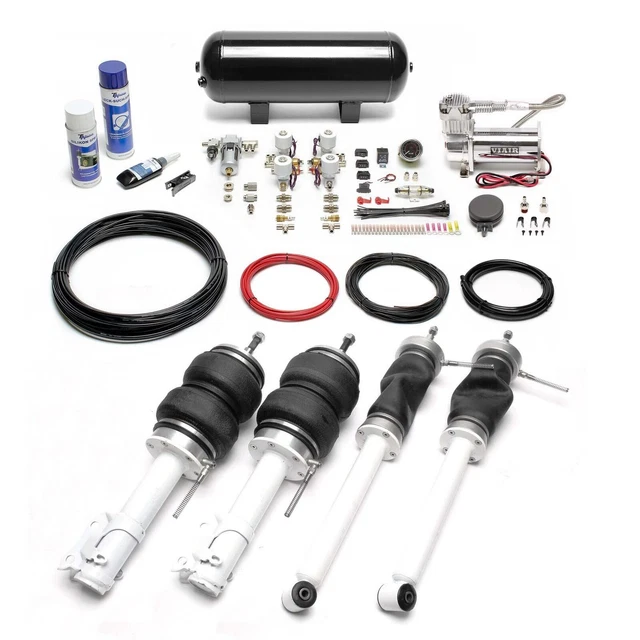 Ta technix Air Châssis Kit de Compresseur Noir pour Seat Toledo I VW Golf Vento