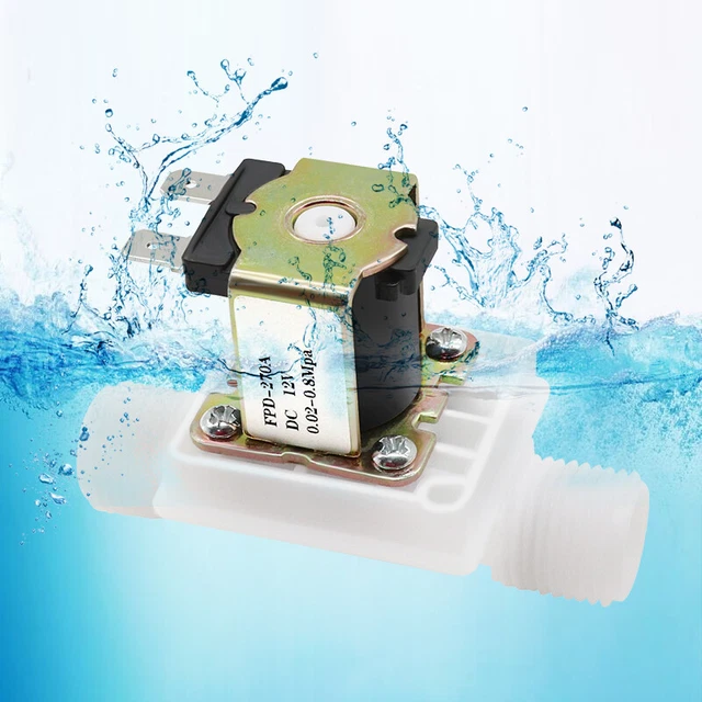 Marhynchus 3/4in elettrovalvola elettrica, elettrovalvola acqua ingresso 220V, connettore in plastica guida a 1 via per uso domestico 220V Marhynchus 3/4in elettrovalvola elettrica, elettrovalvola acqua ingresso 220V, connettore in plastica guida a 1 via per uso domestico 220V