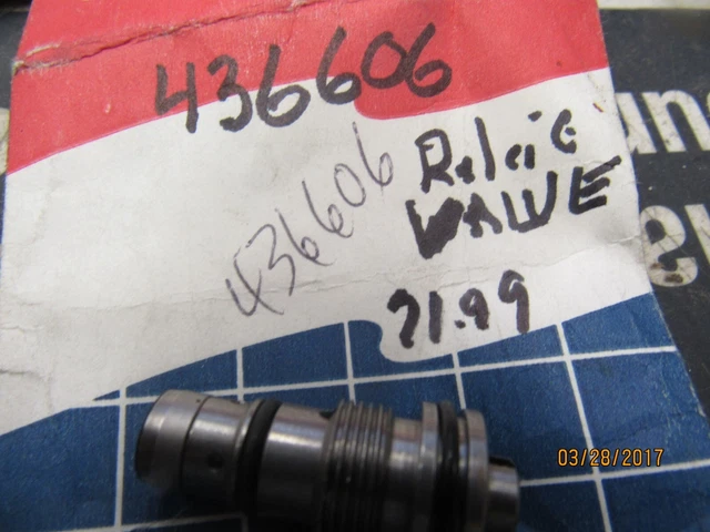 New  Omc Oem  Johnson Evinrude Releif Valve 436606