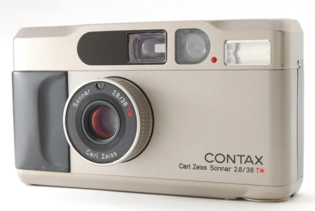 Read [NEAR MINT] Contax T2 Titan Silver 35mm Point&Shoot Film Camera From JAPAN