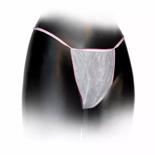 Tanga donna TNT 1 velo bianco imbustato singolarmente 100 pz.