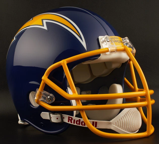 SAN DIEGO CHARGERS NFL Schutt NOPO Football Helmet Facemask / Faceguard 3