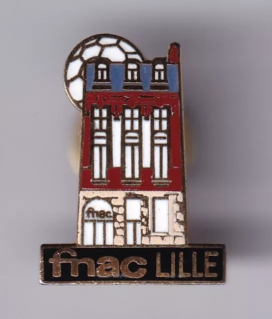 Rare Pins Pin's .. Art Culture Livre Book Librairie Son Tv Fnac Lille 59 ~Fm