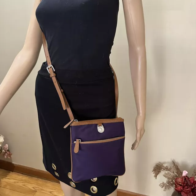 michael kors crossbody / Purple Color/ Adjustable Strap/ Brand New With Tag.