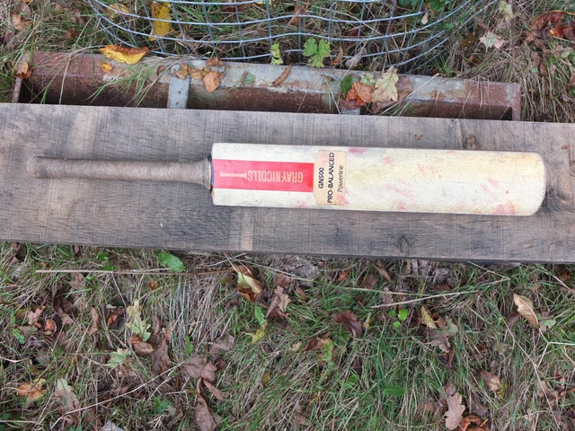 RARE VINTAGE ICONIC Gray Nicolls Gn 500 Pro Balanced Four Scoop Cricket ...