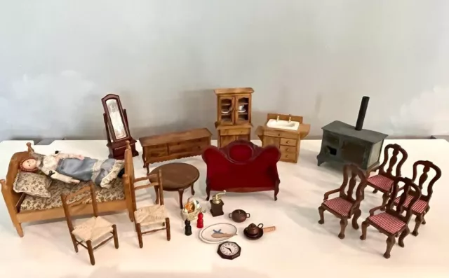 mobili in miniatura casa delle bambole set