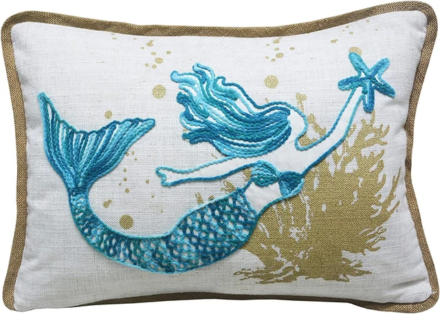 Comfy Hour Under The Sea Collection Ocean Mermaid Starfish Coral Coastal Accent