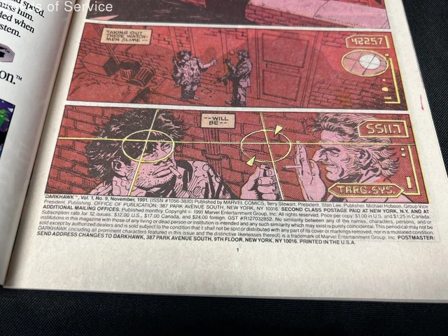 Vintage Marvel Comics 1991 Darkhawk Side By Side With The Punisher Vol 1 No.9 10