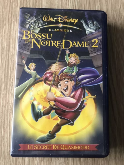 Cassette Vidéo Vhs Le Bossu De Notre Dame 2 Le Secret De Quasimodo Walt Disney